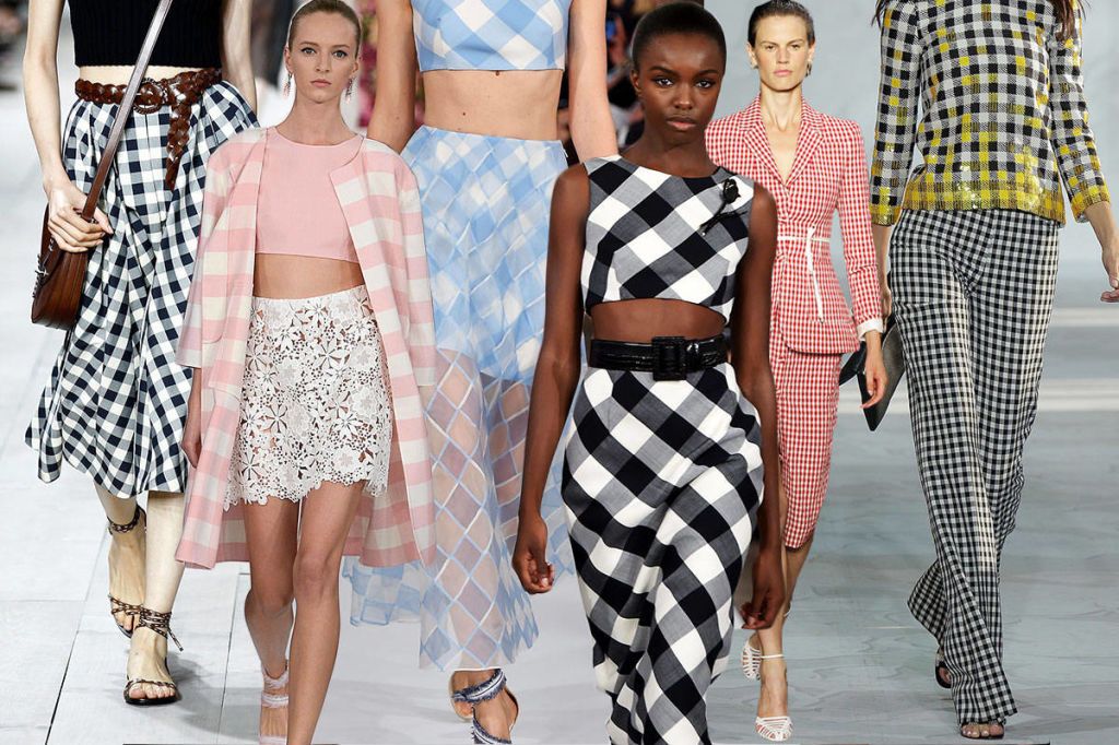 Gingham Trend For Spring 2015 Gingham Takes The Spring 2015 Runways