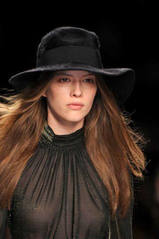 Clothing, Nose, Lip, Hat, Hairstyle, Outerwear, Style, Fashion accessory, Headgear, Fashion model, 