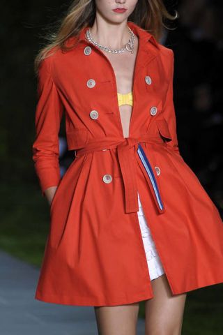 Clothing, Lip, Sleeve, Collar, Shoulder, Red, Dress, Textile, Joint, Coat, 