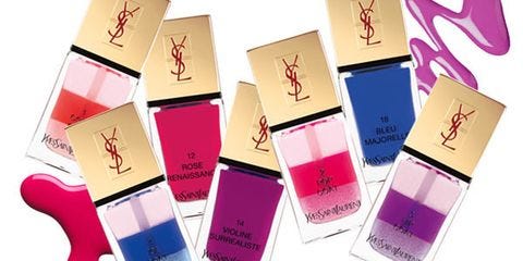 To Die For: YSL's Tie-Dyed Nails