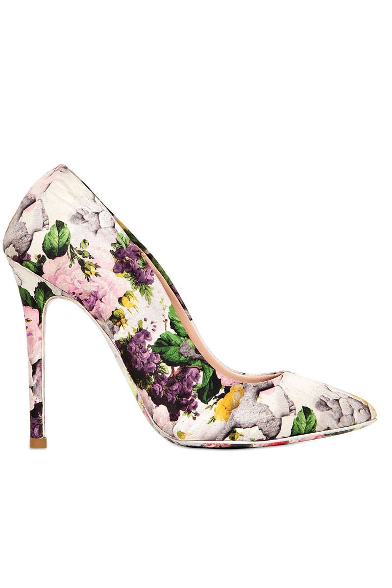 floral pump heels