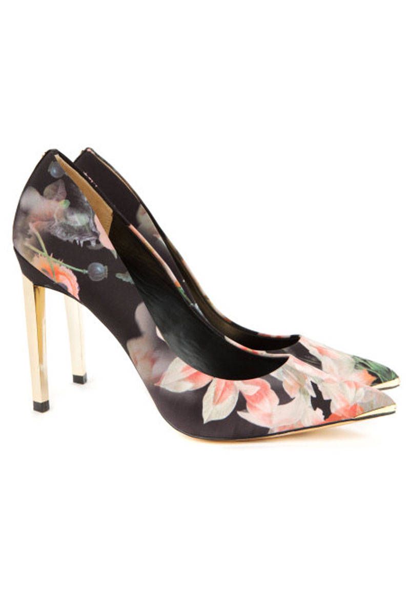 floral pump shoes