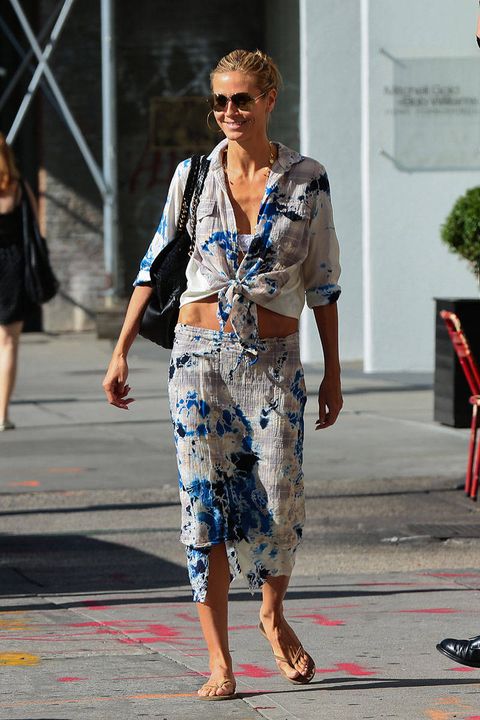 Summer to Fall Street Style Photos - Celebrity Street Style Photos