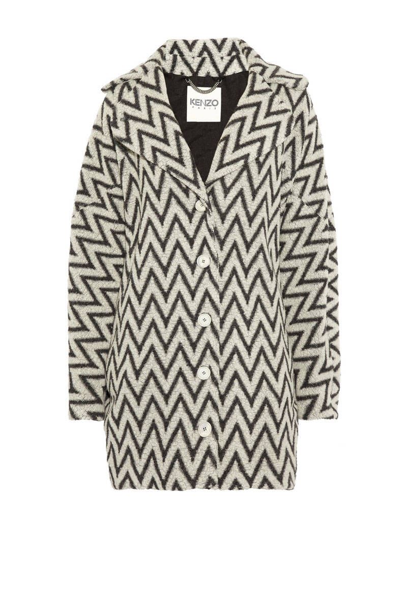 kenzo leopard coat