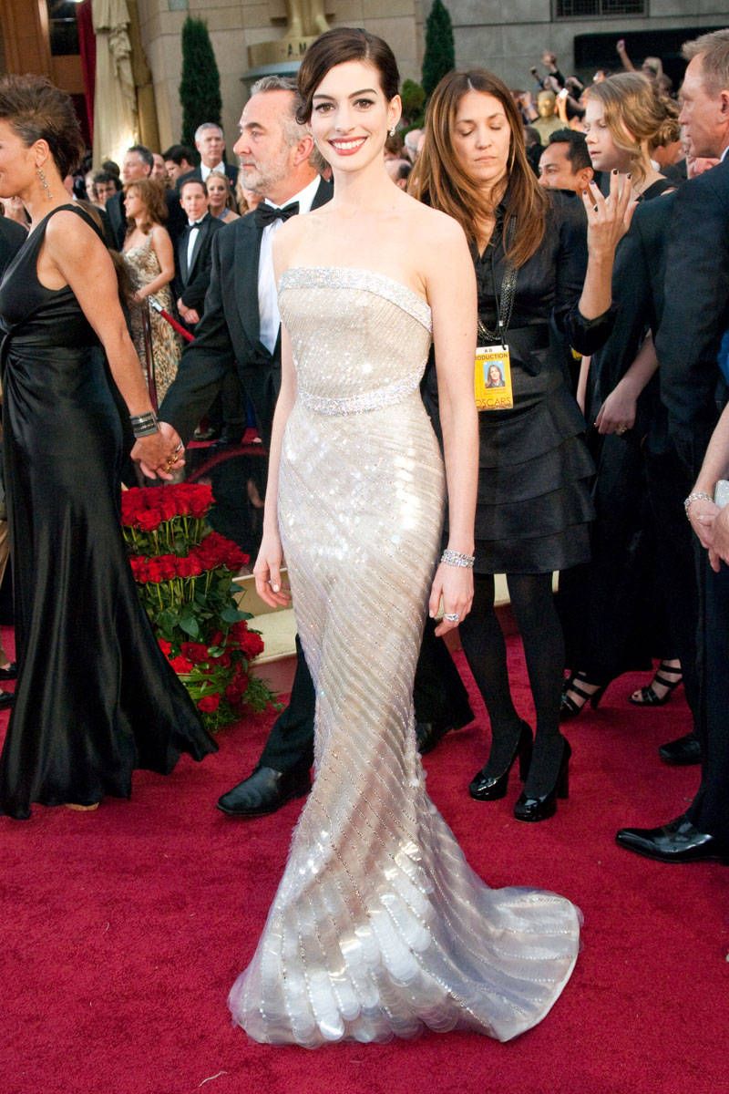 1950s red carpet dresses