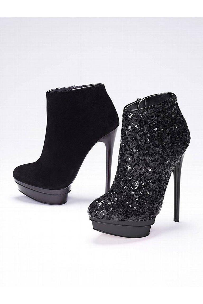 stiletto black bootie
