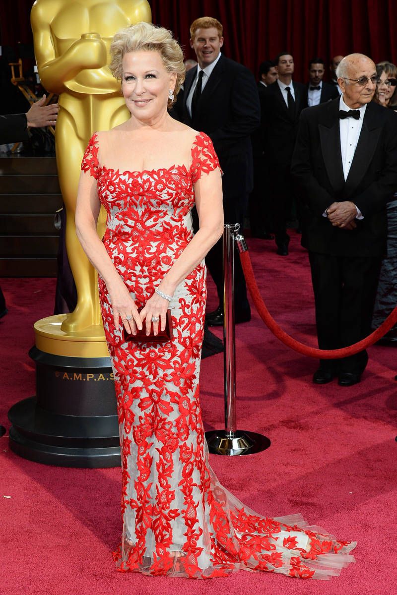 bette midler's oscar dress