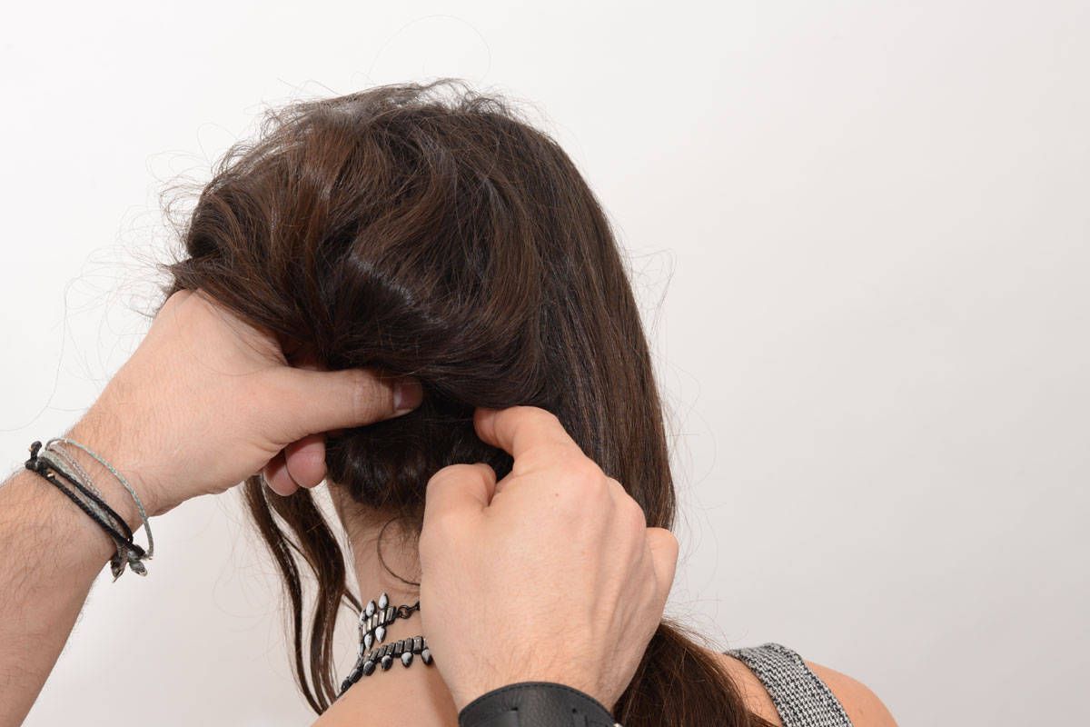 Faux Bob How To 6 Steps To A Fake Short Bob With Long Hair