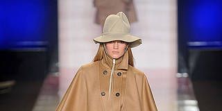 Clothing, Brown, Sleeve, Hat, Textile, Outerwear, Coat, Style, Jacket, Display device, 