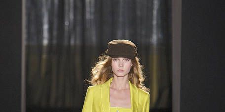 Clothing, Sleeve, Shoulder, Textile, Joint, Outerwear, Hat, Fashion show, Fashion model, Style, 