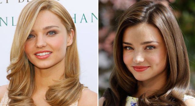 Blondes vs Brunettes - Celebrity Blonde and Brunette Hair Colors