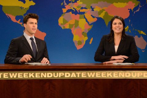 Cecily Strong Weekend Update Actress Happy About Michael Che Switch