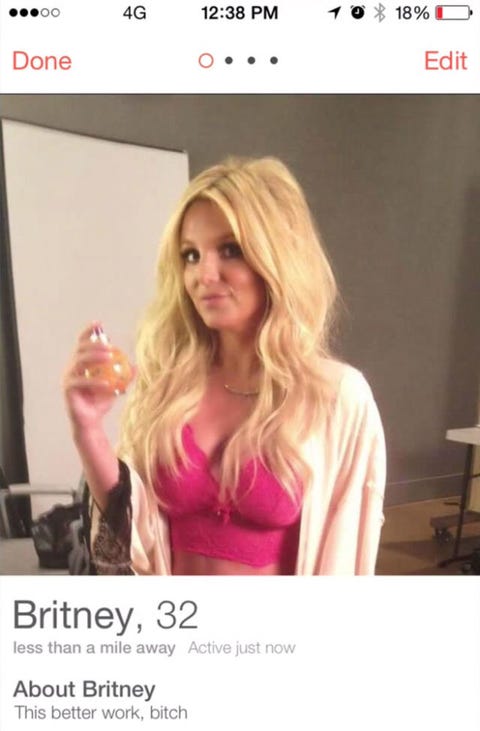 Britney Spears Britney Spears Joined Tinder