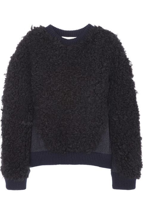 Fall 2013 Shearling Trend - Shearling Sweaters, Jackets and Accessories