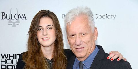 James Woods and Kristen Bauguess (46 years apart)