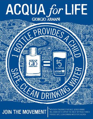acqua for life giorgio armani