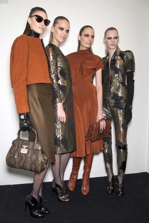 Gucci Fall 2013 Ready-to-Wear Backstage - Gucci Ready-to-Wear Collection