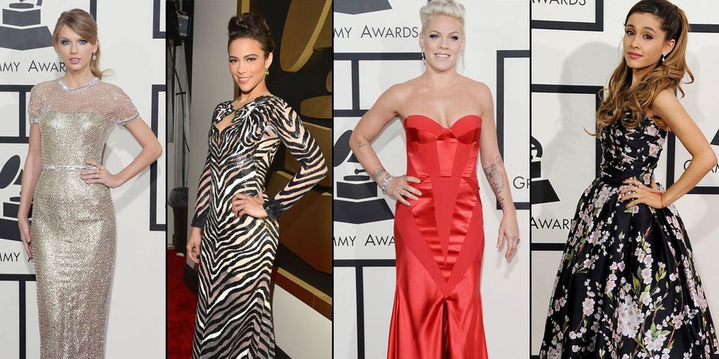 Red Carpet Dresses Grammys 2014 - Celebrities Photos Grammys 2014