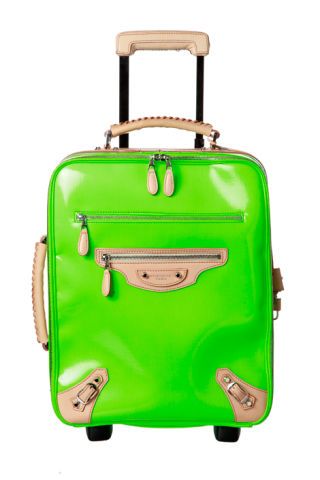 Green, Product, Yellow, Teal, Turquoise, Aqua, Rolling, Metal, Parallel, Baggage, 