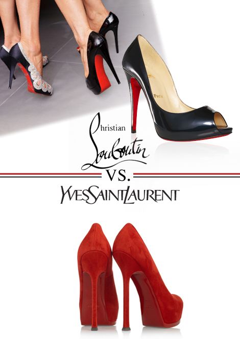 ysl red sole shoes