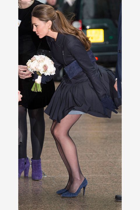 Kate Middleton's Mini Skirt - The Queen Objects to the Length of Kate's ...