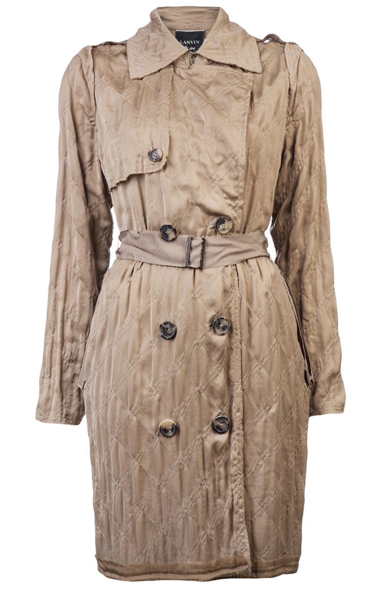 silk trench coat zara