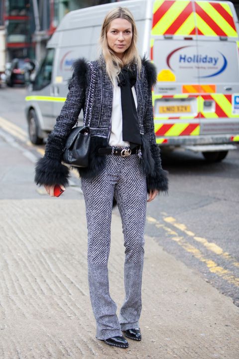 Street Style Photos London Fashion Week - Fall 2014 LFW Street Style ...