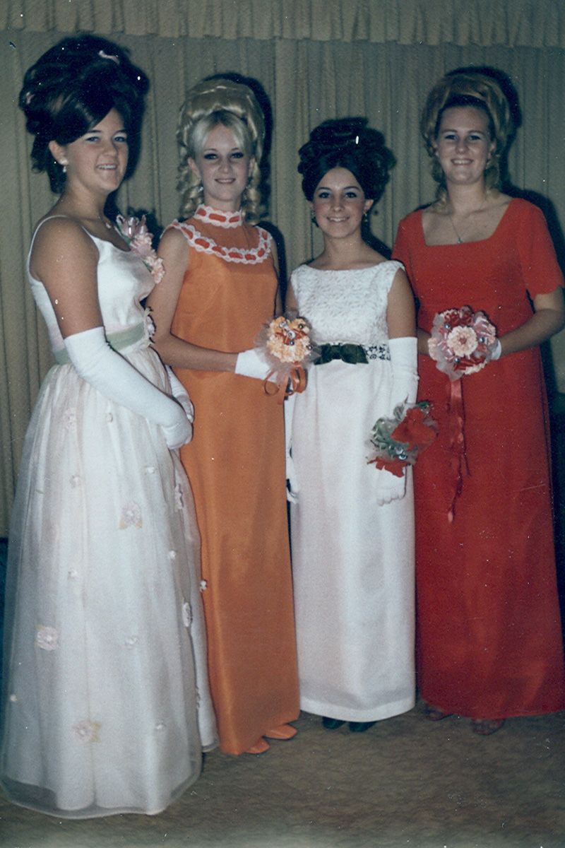 1960s prom dress