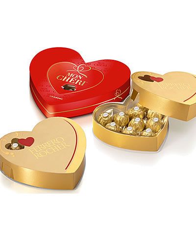 125g Ferrero Cioccolato al latte in scatola a forma di cuore - Regali di  San Valentino per lei, regali per mamma, amante, coniuge, fidanzata, moglie