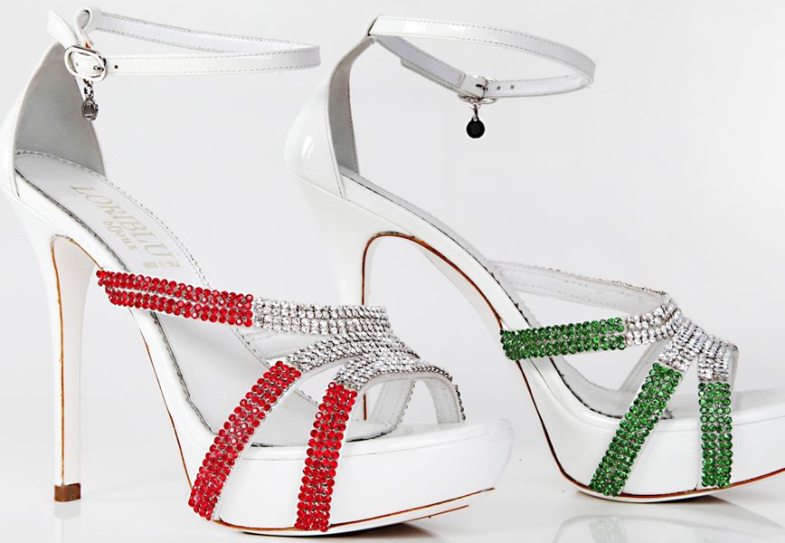 Scarpe con bandiera italiana new arrivals