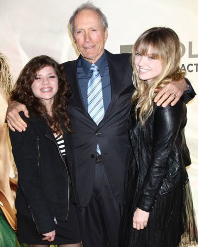 Clint Eastwood moglie e figli