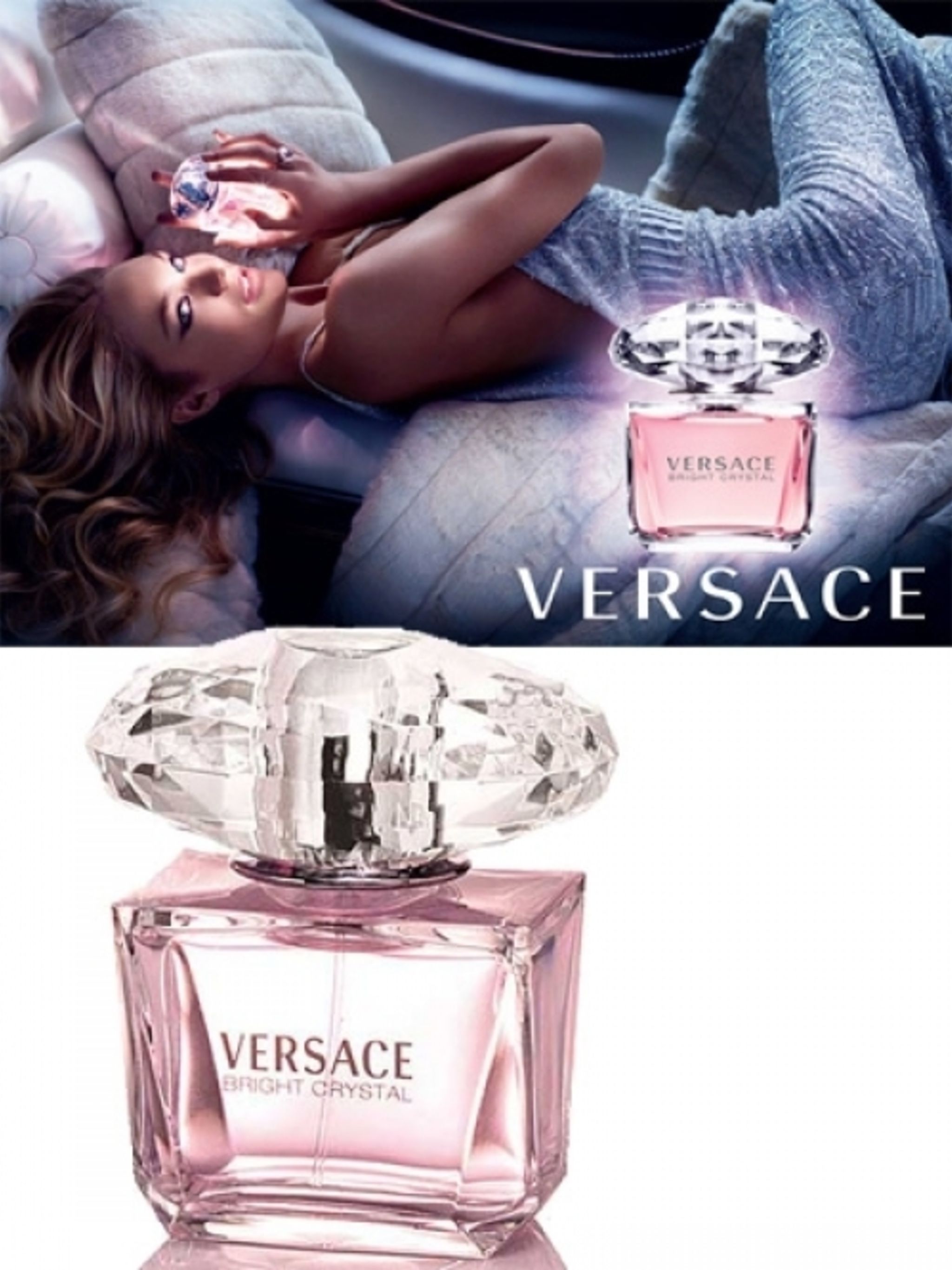 Candice swanepoel store versace perfume