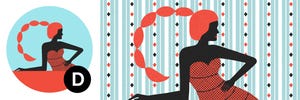red, polka dot, pattern, design, illustration, graphic design, clip art, games, graphics, art,