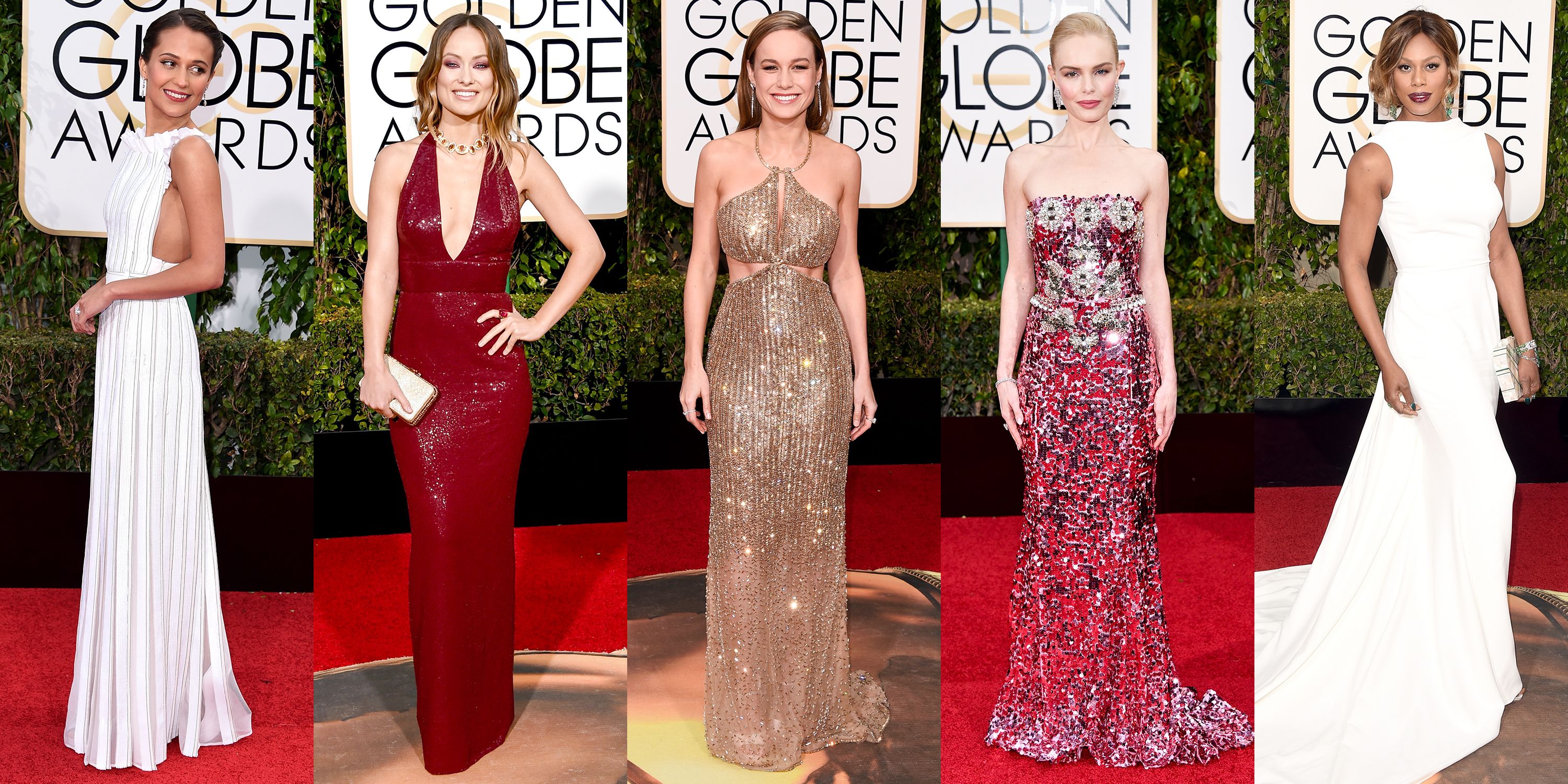 Alicia Vikander's Golden Globes 2016 Red-Carpet Dress – The