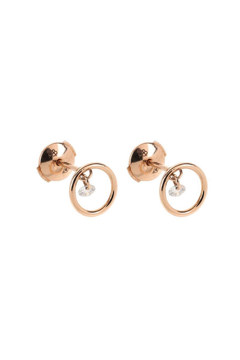 V Earrings Women Studs, Lv Earrings Rose Gold