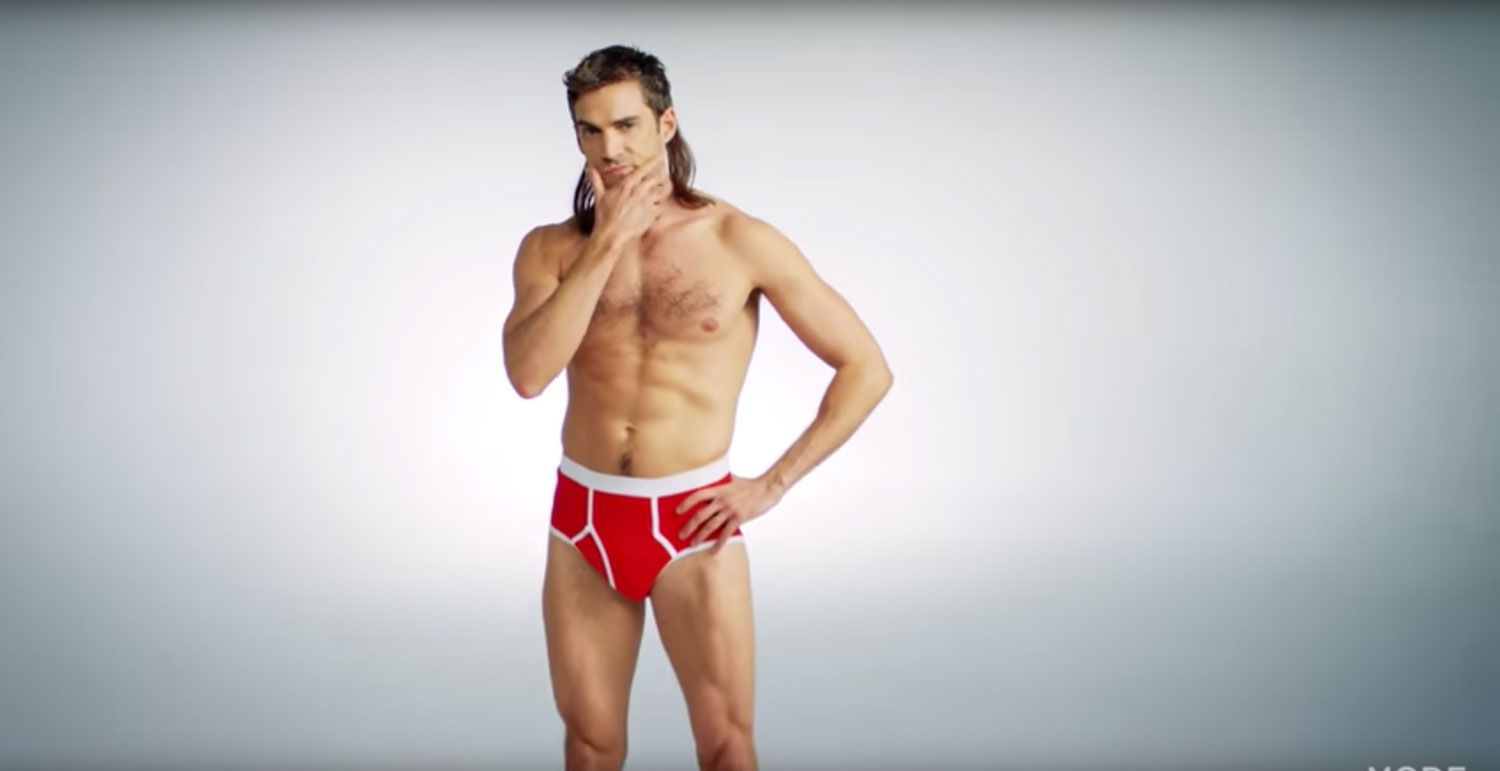 100 Years of Men's Underwear Video - Men's Underwear Over the