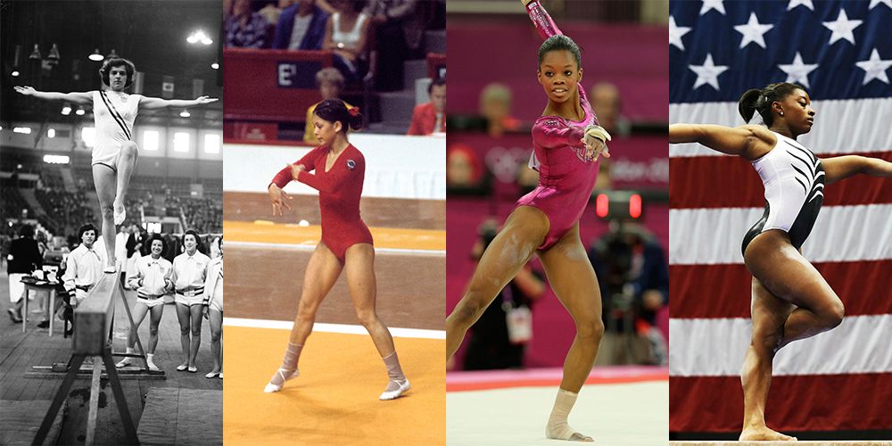 NCAA gymnastics leotard trends through the decades