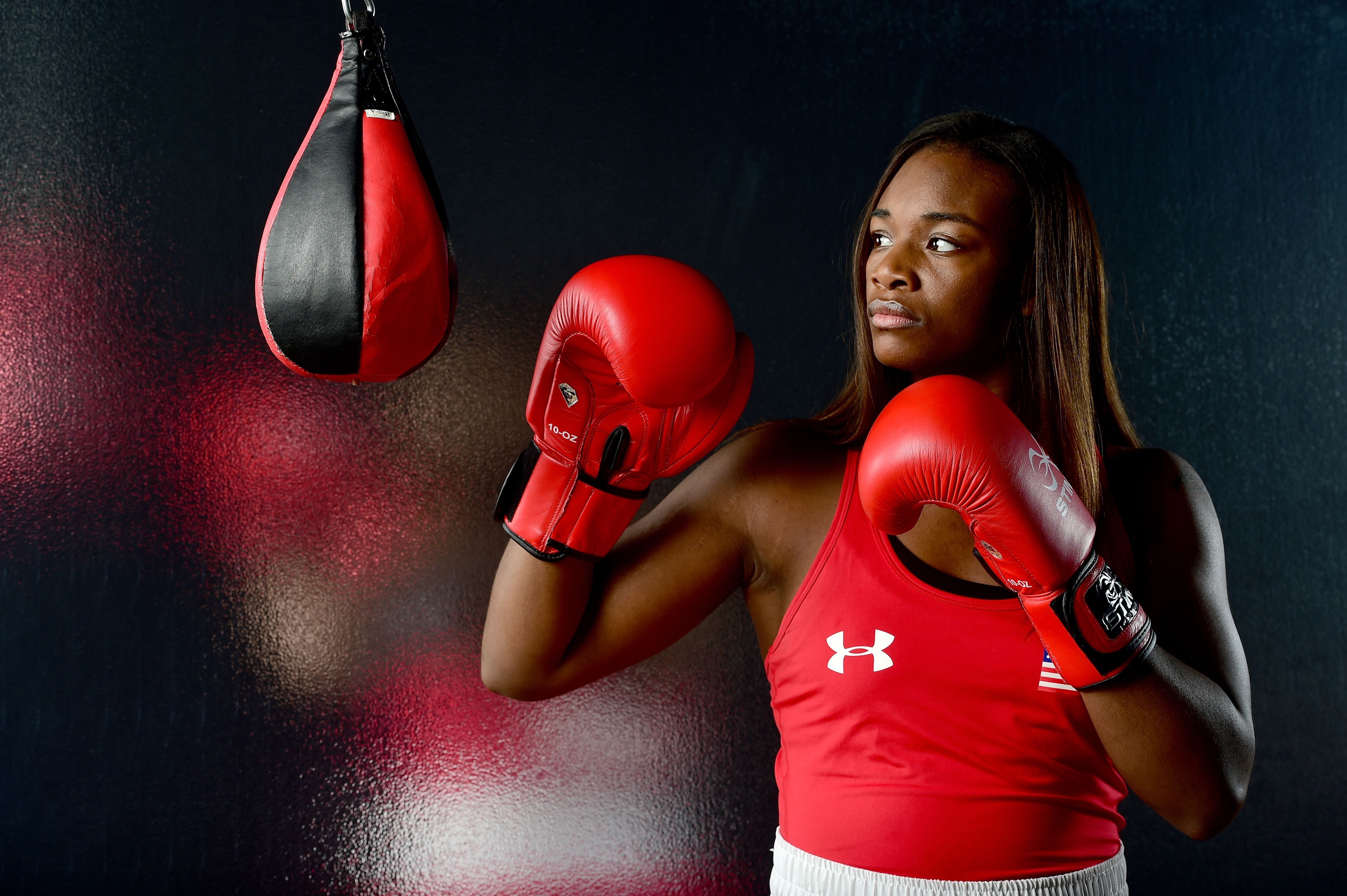 Claressa Shields.Gold Medal Olympic Boxer.  Female boxers, Women boxing,  Athletic women