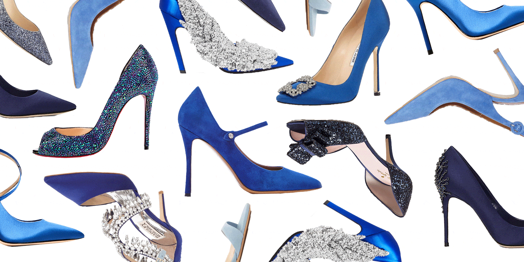 Top 158+ blue high heels wedding shoes - esthdonghoadian