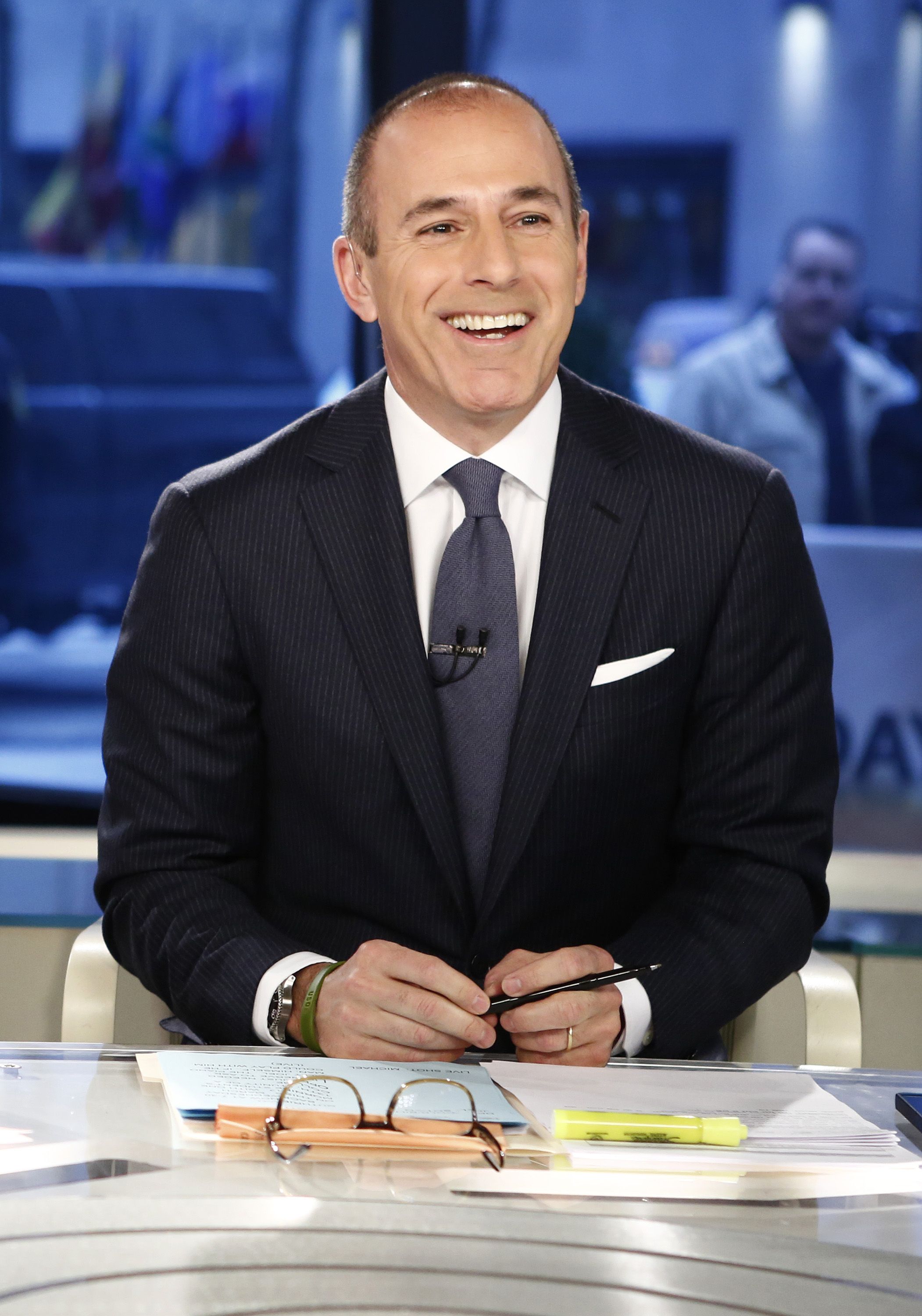 Matt Lauer wore a choker necklace and nothing will ever be the same
