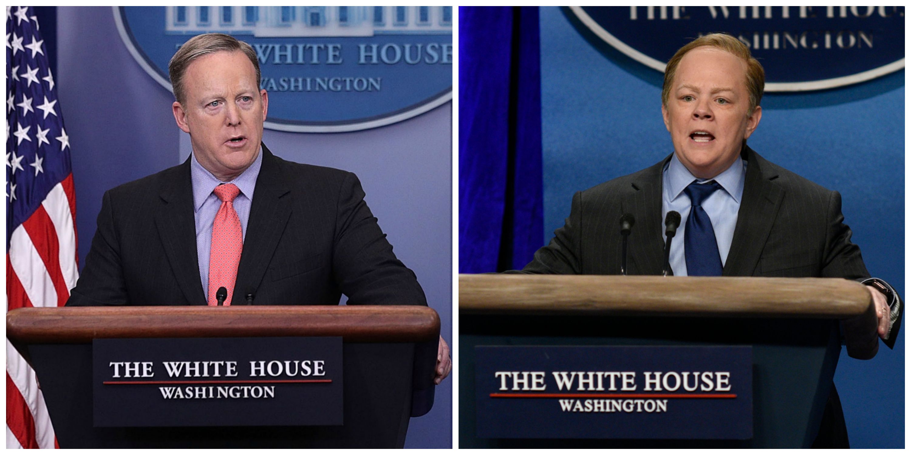 Celebs react to melissa mccarthy sean spicer impersonation