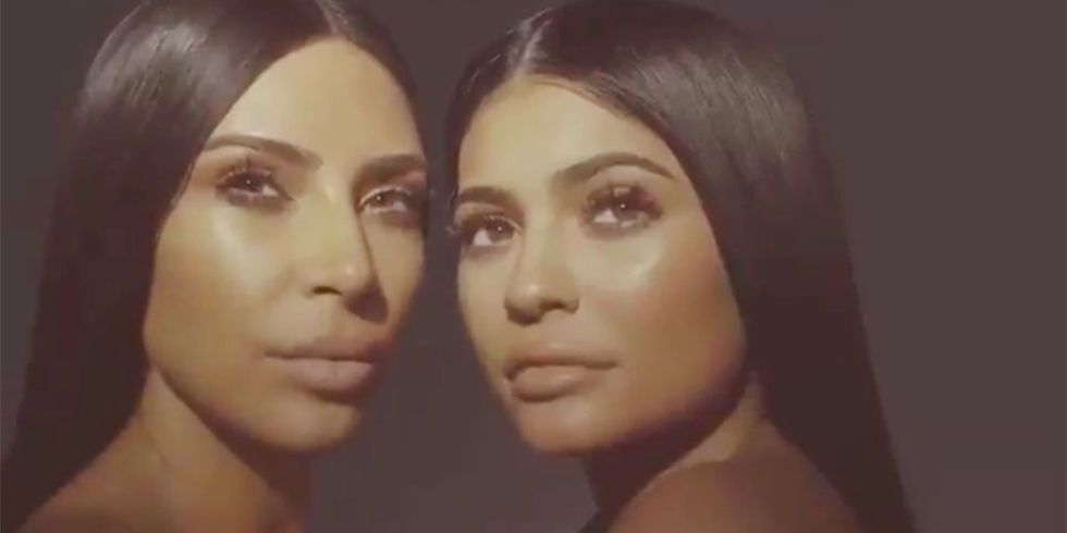 Kylie Jenner And Kim Kardashian Makeup Collection Products - Kkw X Kylie  Reveal