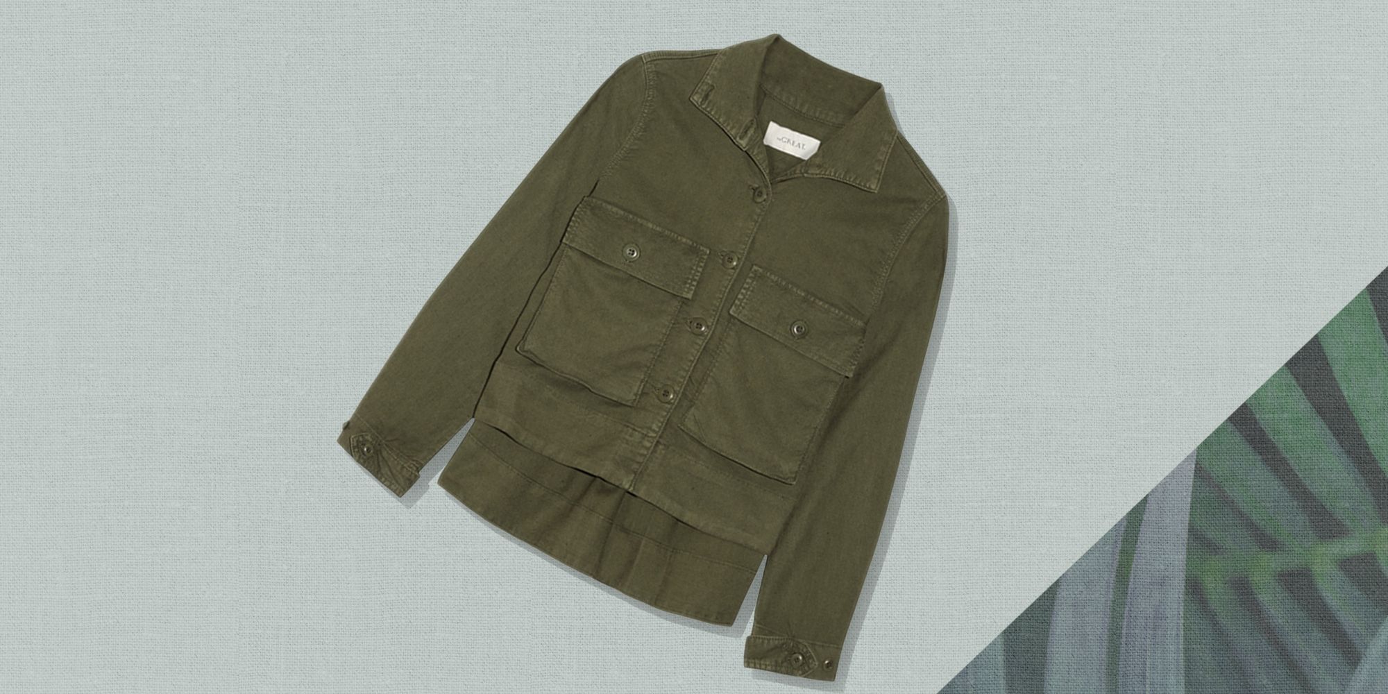 The great swingy army jacket on sale