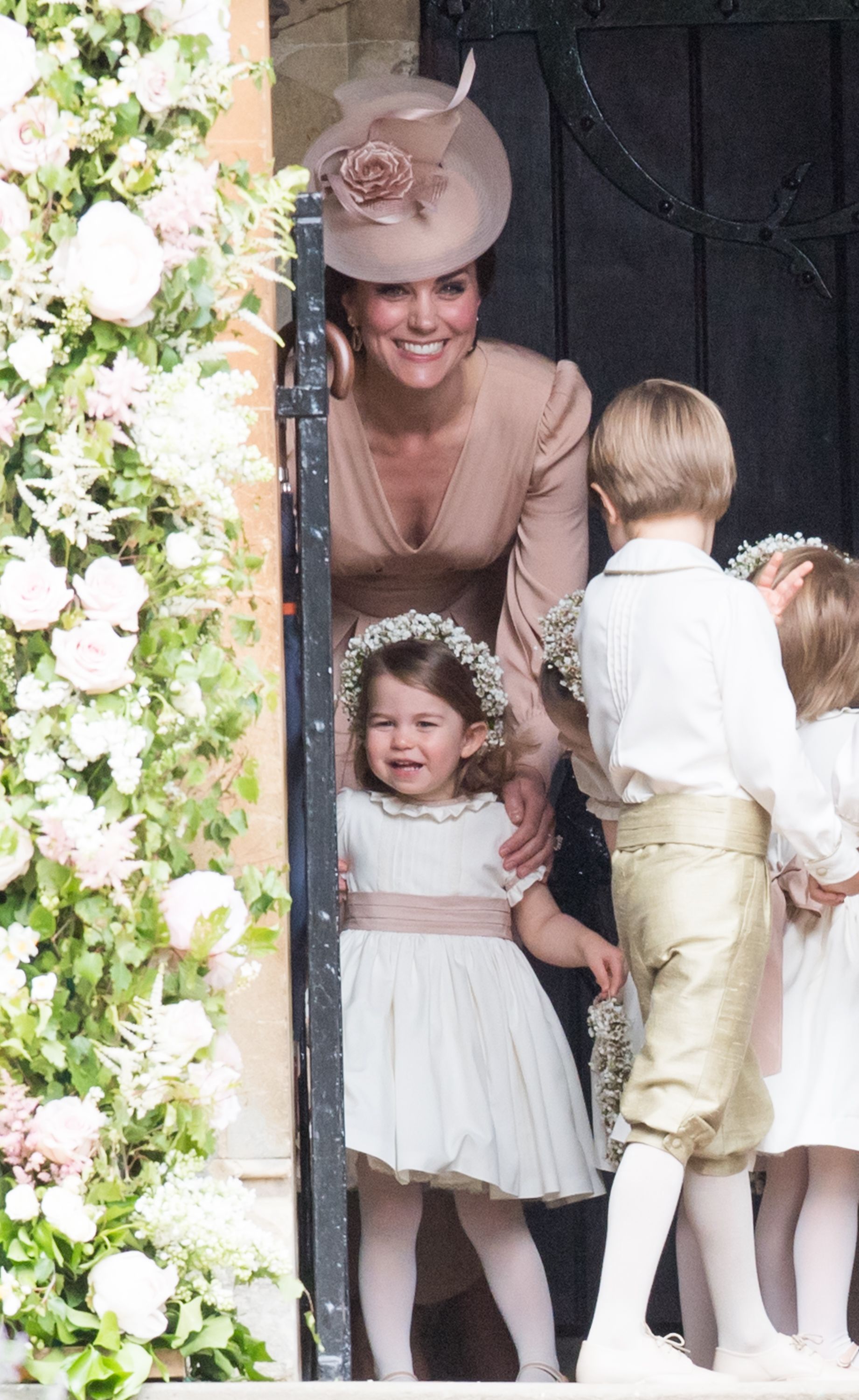 Kate Middleton Wore Pink Dress McQueen Pippa's Wedding - Princess Kate