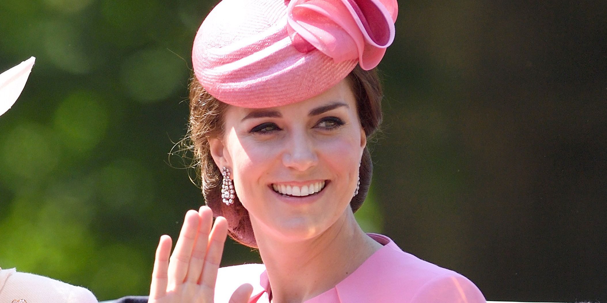 Kate middleton alexander outlet mcqueen pink dress