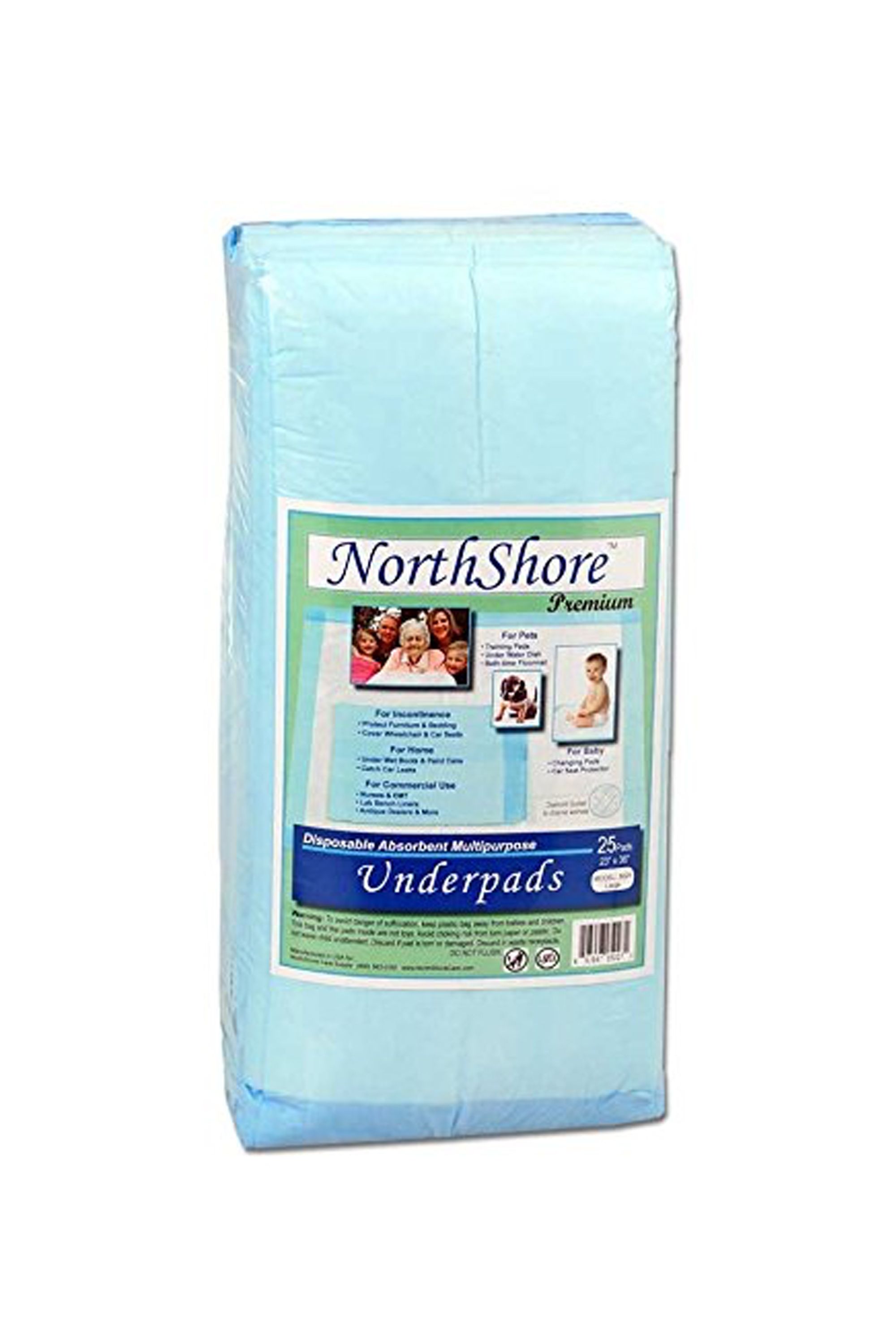 NorthShore Premium Extra-Absorbent Disposable Chux Underpads