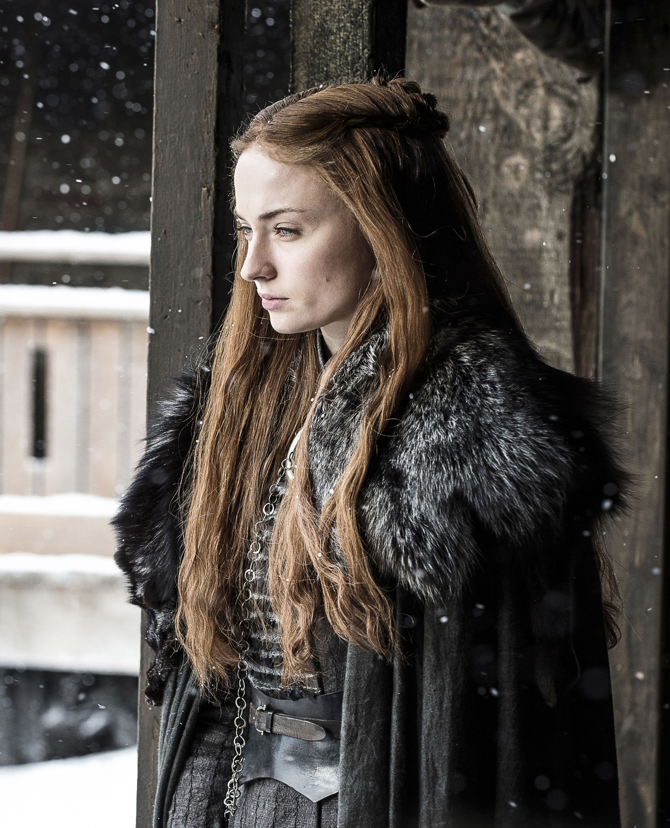 Sansa Starks Hair in Season 7 Episode 3 of Game of Thrones Looks Like  Catelyn Stark