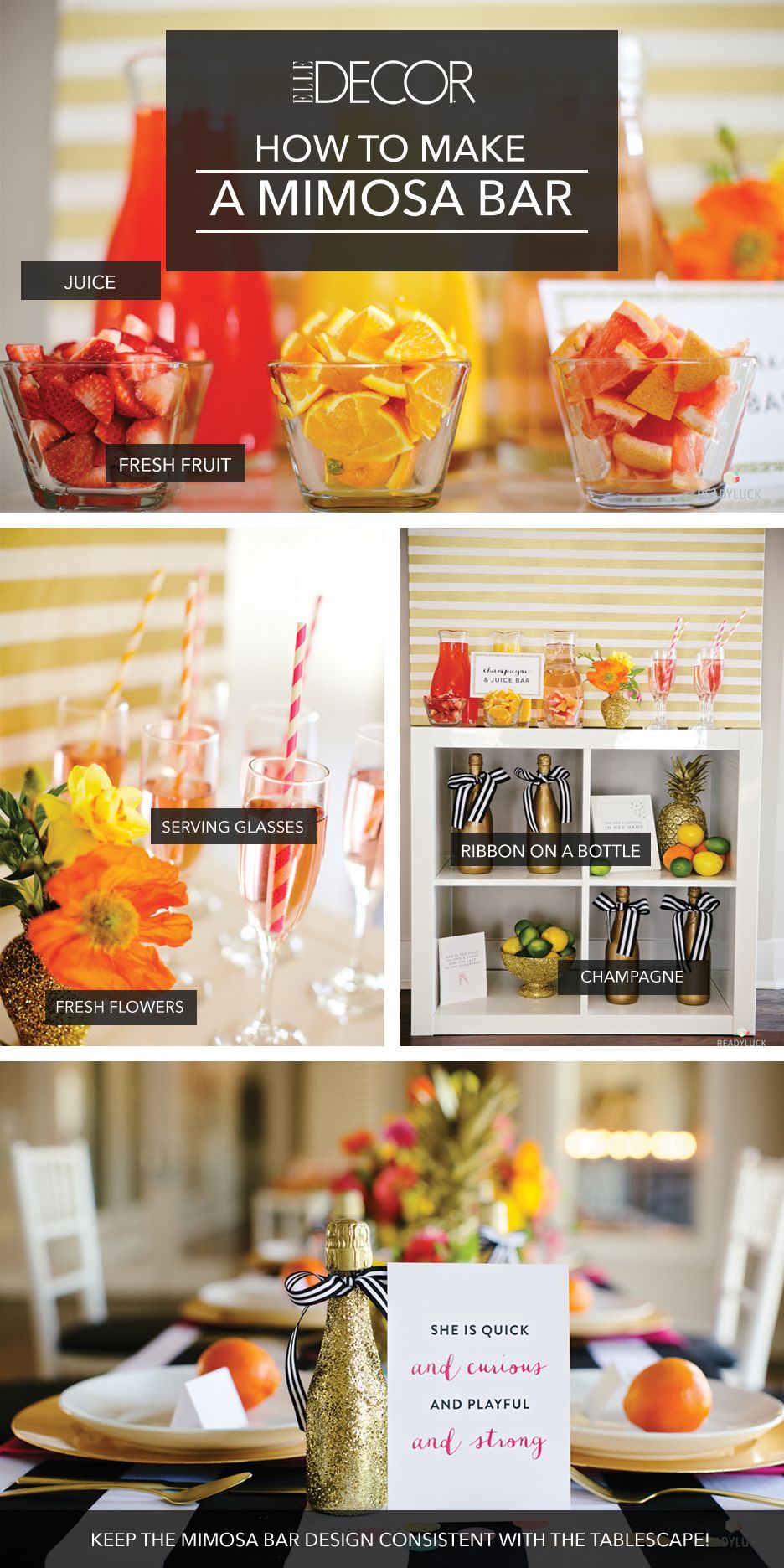 How to Make a Mimosa Bar
