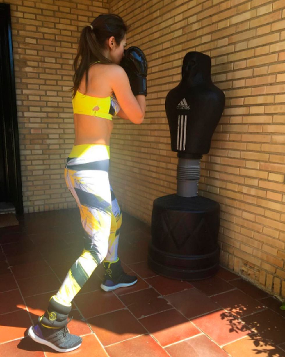 <p>Nuestra bloguera <strong>Paula Echevarría</strong> se atreve hasta con el boxeo.</p><p>&nbsp;</p>
