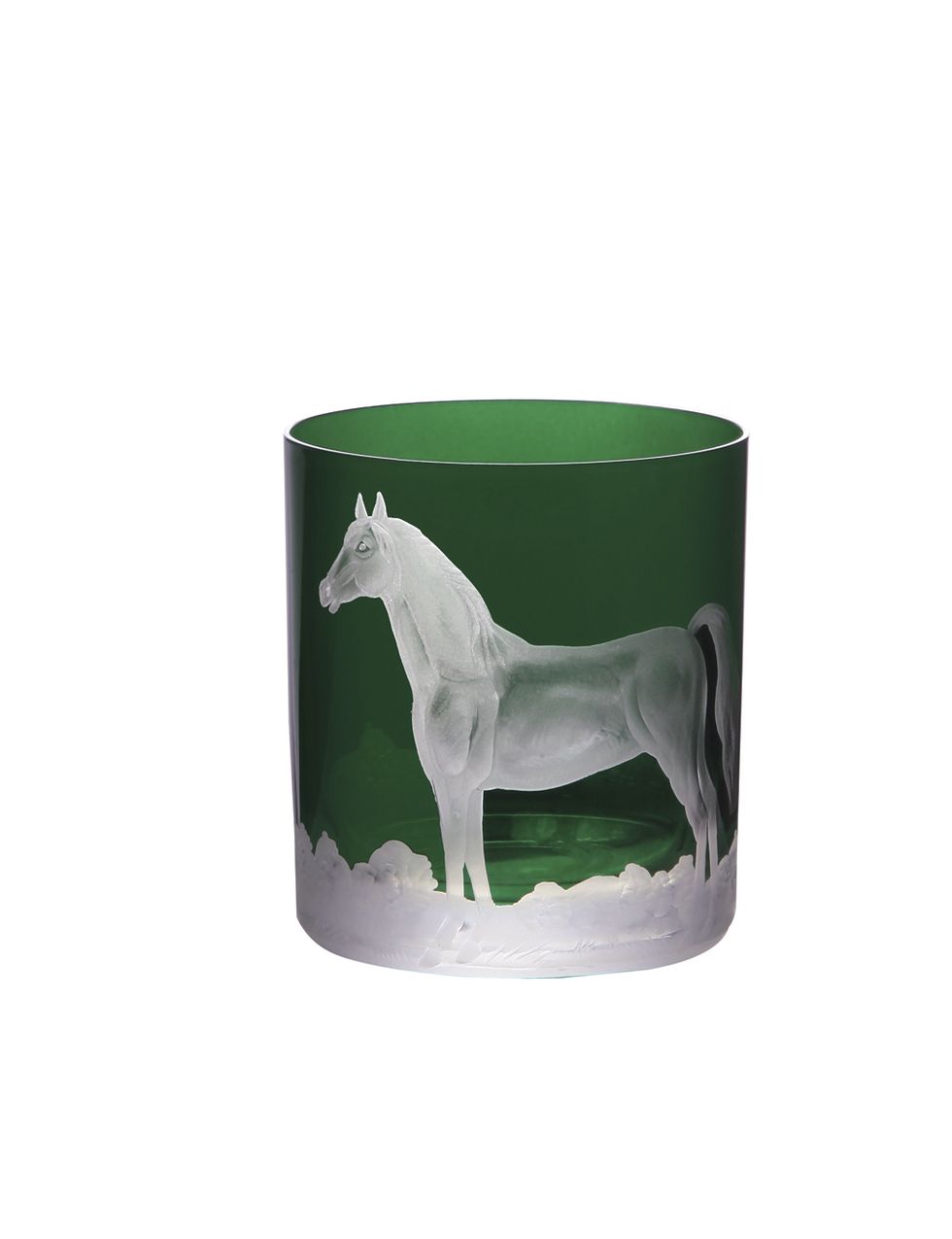 <p>Vaso<i> Horse Green</i>, en Alfons &amp; Damián, 143 €.&nbsp;</p>